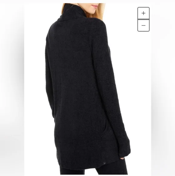 Barefoot Dreams Navy Knit Cardigan Sweater - Picture 3 of 11